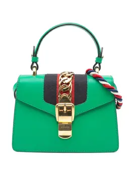 Gucci Pre-Owned: Зелёная сумка 