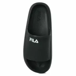 Fila: Чёрные шлёпанцы 