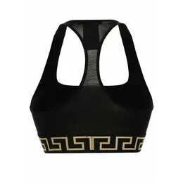 Versace: Чёрный топ  Greca