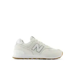 New Balance: Белые кроссовки  574