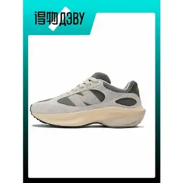 New Balance: Серые кроссовки 