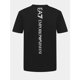 EA7 EMPORIO ARMANI: Чёрная футболка 