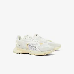 LACOSTE: Белые кроссовки 