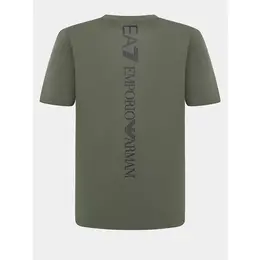 EA7 EMPORIO ARMANI: Футболка цвета хаки 