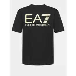 EA7 EMPORIO ARMANI: Чёрная футболка 