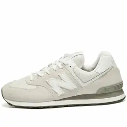 New Balance: Белые кроссовки 