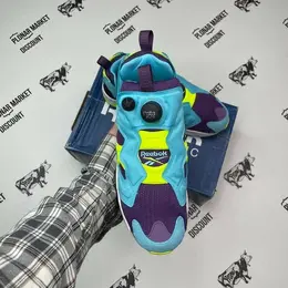 Reebok: Белые кроссовки  InstaPump Fury