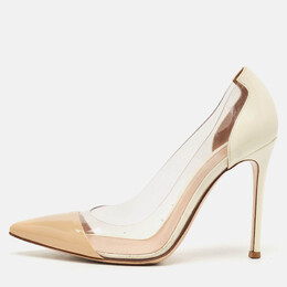 Gianvito Rossi: Бежевые туфли  Plexi