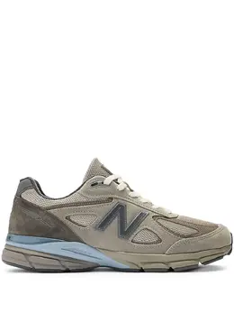New Balance: Бежевые кроссовки 