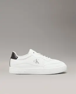 Calvin Klein: Белые кроссовки  Cupsole