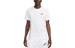 Nike: Белая футболка 