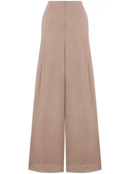 Alberta Ferretti: Бежевые брюки 