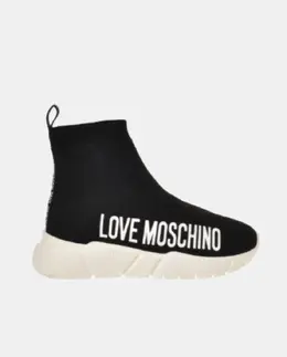 LOVE MOSCHINO: Чёрные кеды 