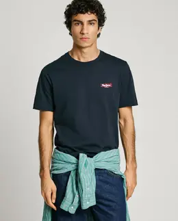 Pepe Jeans: Тёмная футболка 