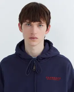 Carhartt WIP: Синяя толстовка 