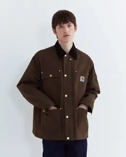 Carhartt WIP: Коричневая куртка 