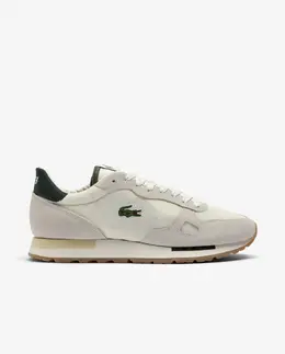 Lacoste: Белые кроссовки 