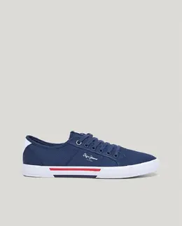 Pepe Jeans: Тёмные кроссовки 