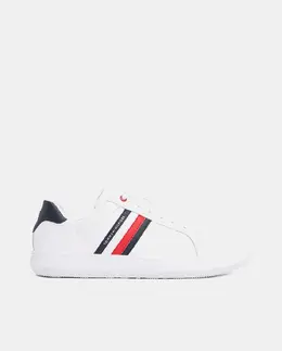 Tommy Hilfiger: Белые кроссовки 