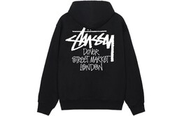 Stussy: Чёрная толстовка 