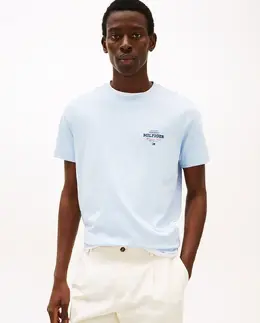 Tommy Hilfiger: Голубая футболка 
