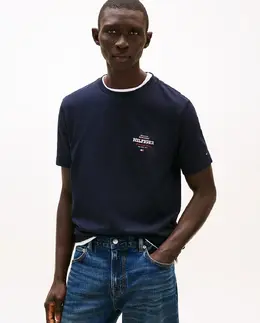 Tommy Hilfiger: Тёмная футболка 