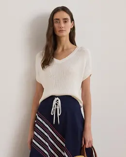 Lauren Ralph Lauren: Белый свитер 