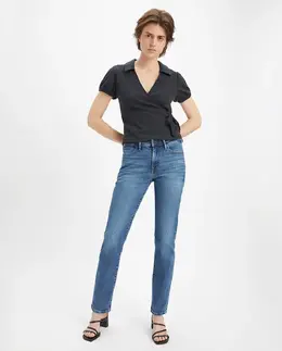 Levi's: Синие джинсы 