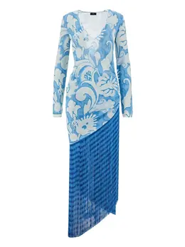 ETRO: Голубое платье 