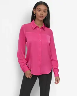 DKNY: Блуза с длинным рукавом 