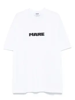 MSGM: Белая футболка 