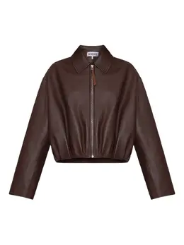 LOEWE: Коричневая куртка 