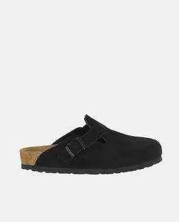 Birkenstock: Чёрные сабо 