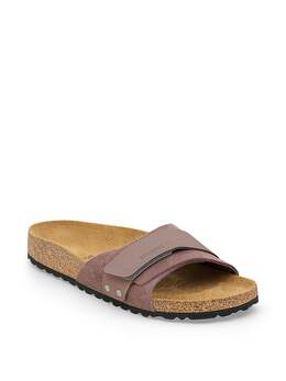 Birkenstock: Фиолетовые сандалии 