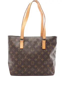 Louis Vuitton Pre-Owned: Коричневая сумка-шоппер 