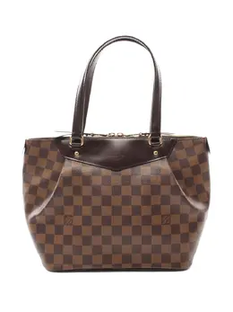 Louis Vuitton Pre-Owned: Коричневая сумка-шоппер 