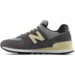 New Balance: Серые кроссовки  574