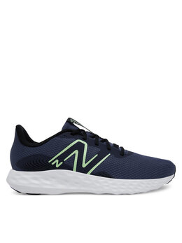 New Balance: Синие кроссовки 
