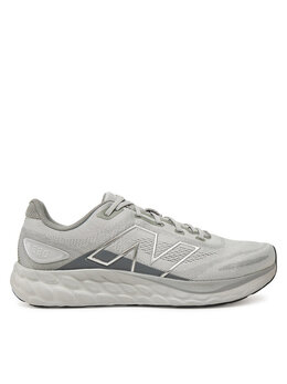 New Balance: Серые кроссовки 