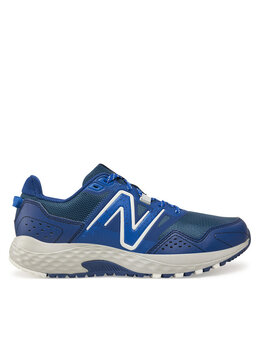 New Balance: Синие кроссовки 