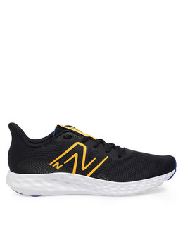 New Balance: Чёрные кроссовки 