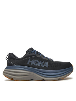 HOKA: Чёрные кроссовки 