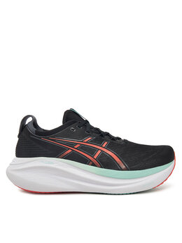 Asics: Чёрные кроссовки 