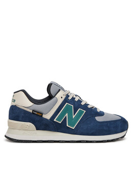 New Balance: Синие кроссовки 