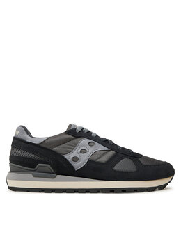 Saucony: Чёрные кроссовки 