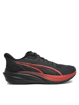 PUMA: Чёрные кроссовки 
