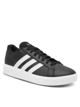 Adidas: Чёрные кроссовки  Grand Court