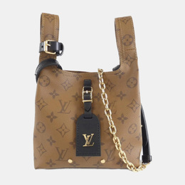 Louis Vuitton: Коричневая сумка 