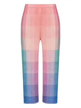 Pleats Please Issey Miyake: Многоцветные брюки 