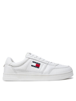 Tommy Jeans: Белые кроссовки 